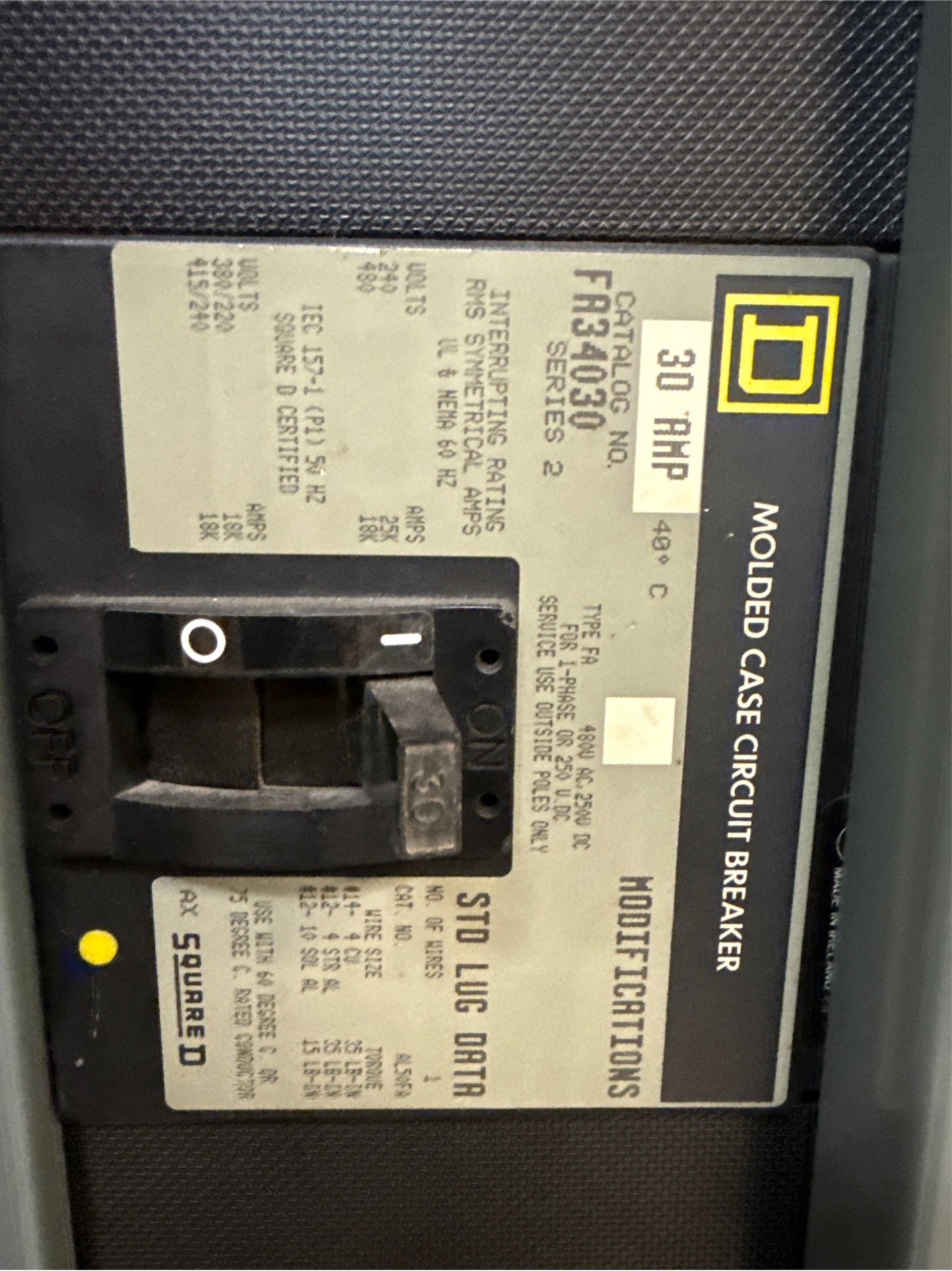 Square D I-LINE HCWM 3266-12N Panelboard 1200A 480/277V 3PH 5 Breakers