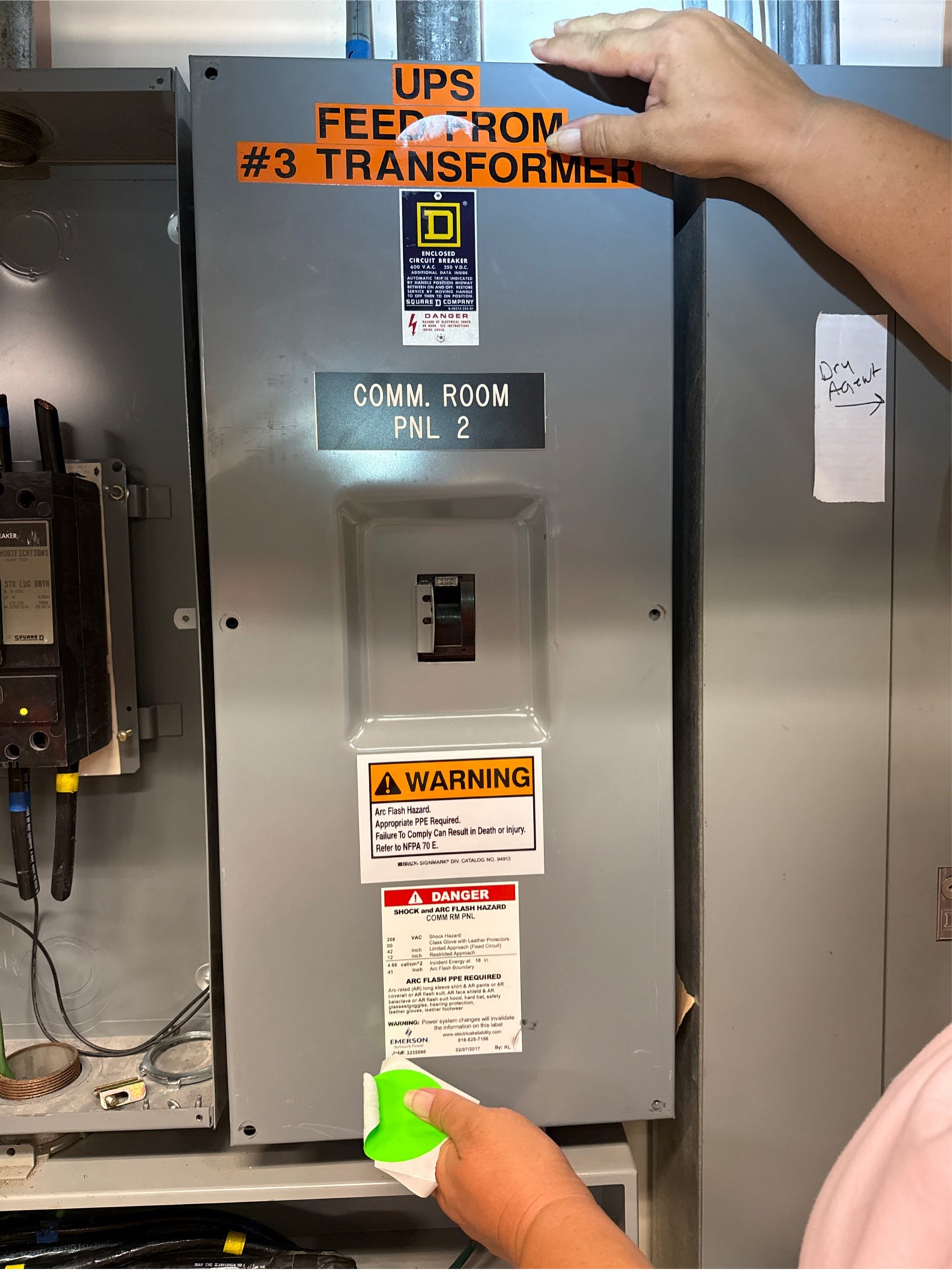 200A Square D Circuit Breaker 600 VAC KAL36200 in Enclosure (SKU: 110271)