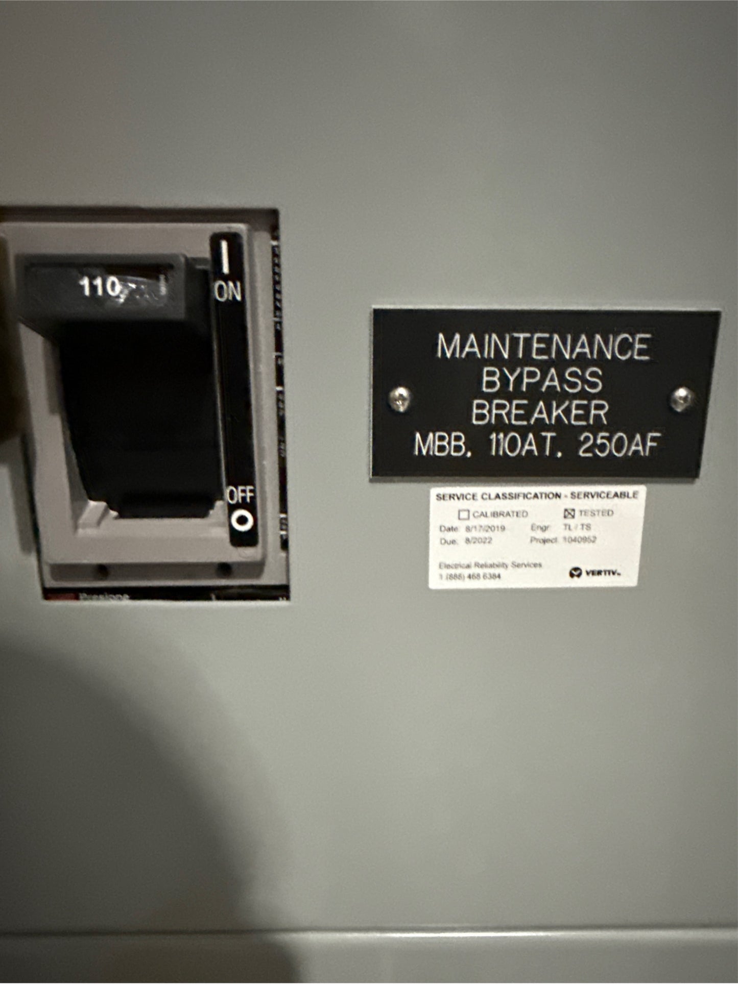 Siemens 3 Breaker 400A Maintenance Bypass MBP 480/277 Kirk Key