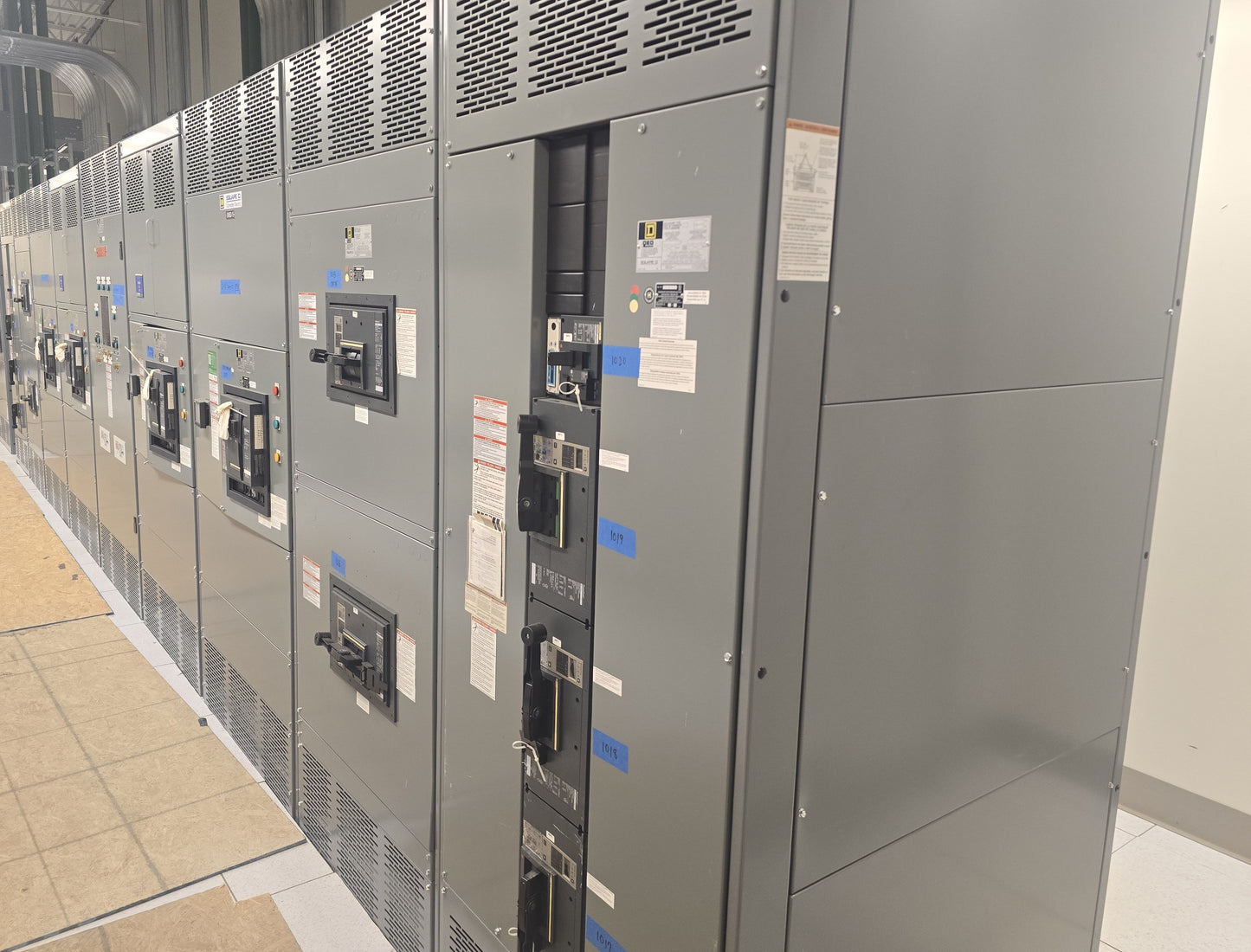 4000A Square D QED Power Style 9-Section Switchgear 480V 60hz 3PH LATE REMOVAL