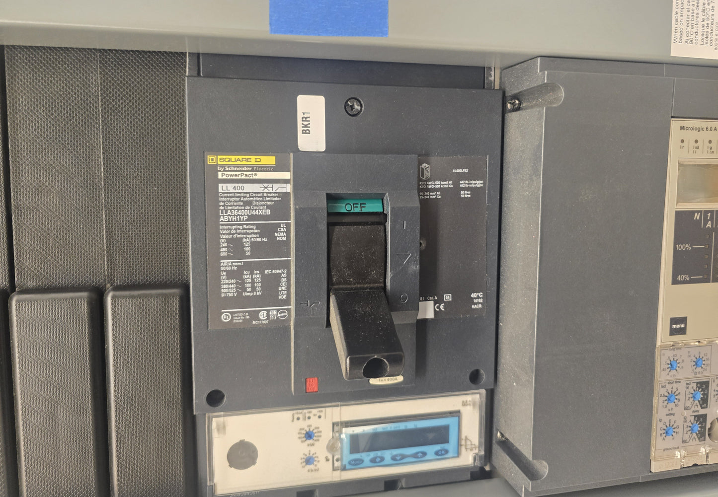 4000A Square D QED Power Style 9-Section Switchgear 480V 60hz 3PH LATE REMOVAL
