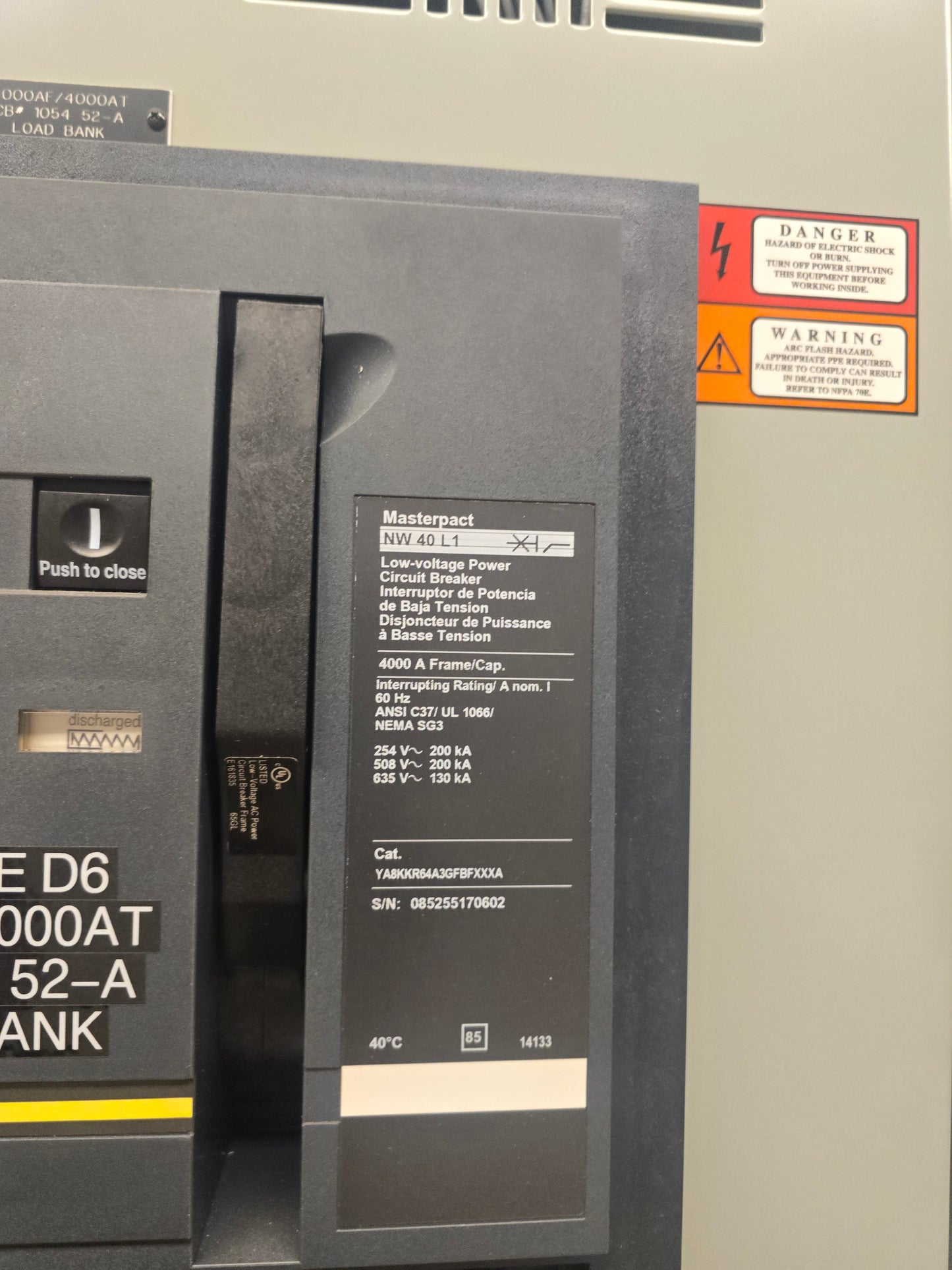 Russelectric 7 Section Switchgear 5000A 3PH 277/480 RE-200 11 Breakers