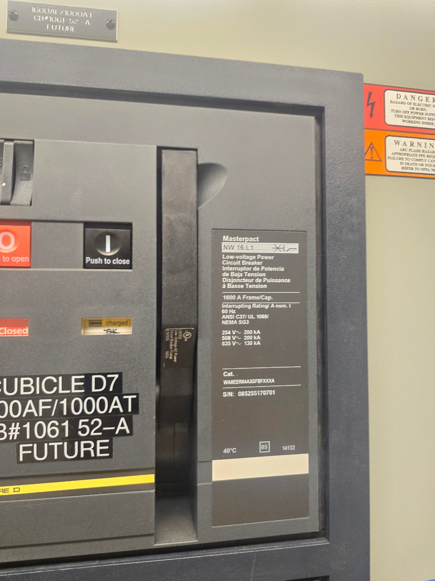 Russelectric 7 Section Switchgear 5000A 3PH 277/480 RE-200 11 Breakers