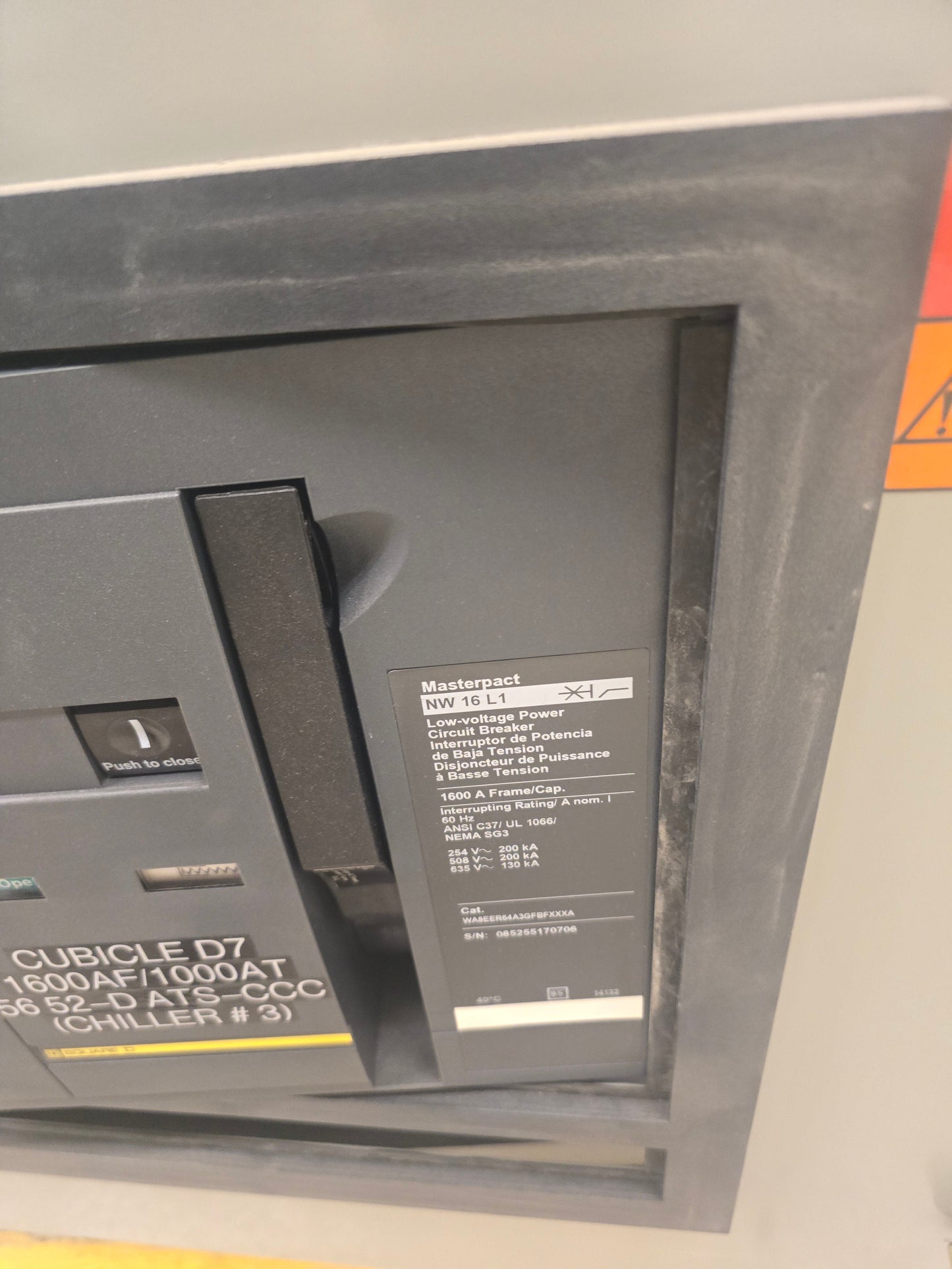 Russelectric 7 Section Switchgear 5000A 3PH 277/480 RE-200 11 Breakers