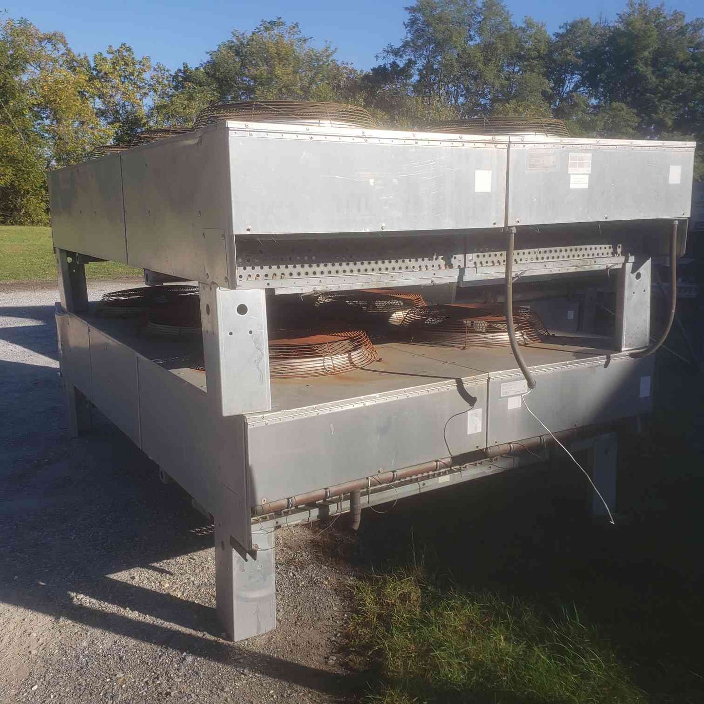 AS-IS Liebert 6 Fan 460V 6 Fan 3PH Condenser CDF616-A (SKU: 110929)