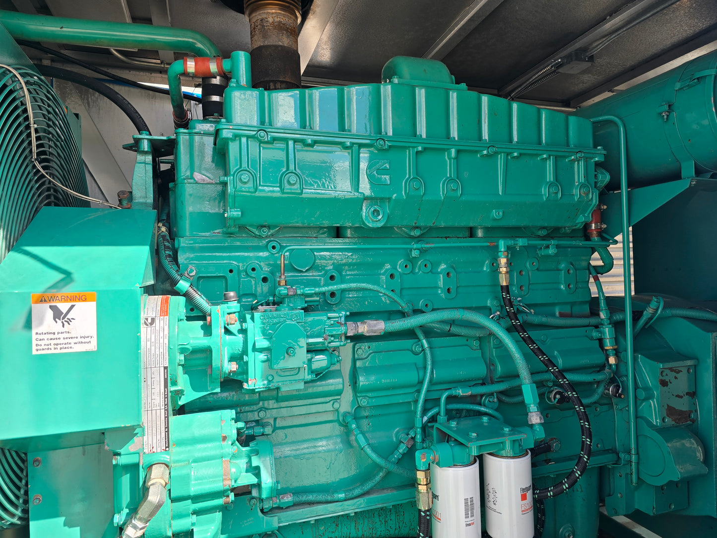 300KW Onan 855 Cummins Diesel Enclosed Tank ' 92 1175hrs TESTED