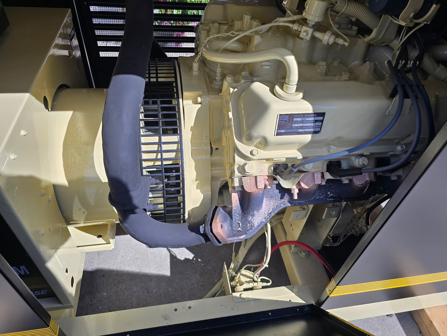 55KW Kohler 50RZ62 Nat Gas LP Enclosed Generator '94 572hrs TESTED