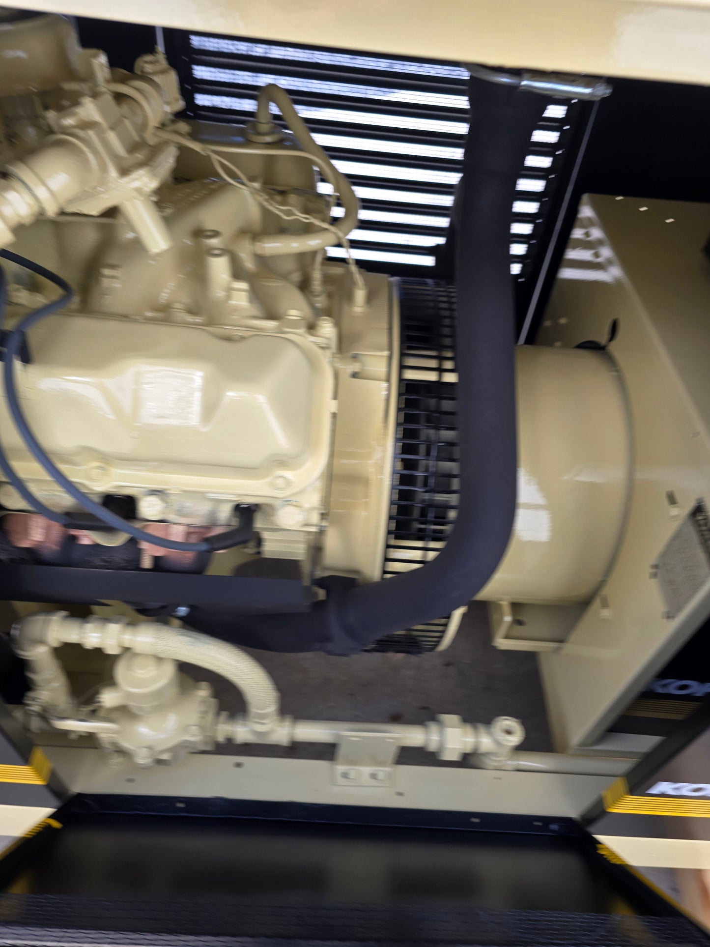 55KW Kohler 50RZ62 Nat Gas LP Enclosed Generator '94 572hrs TESTED