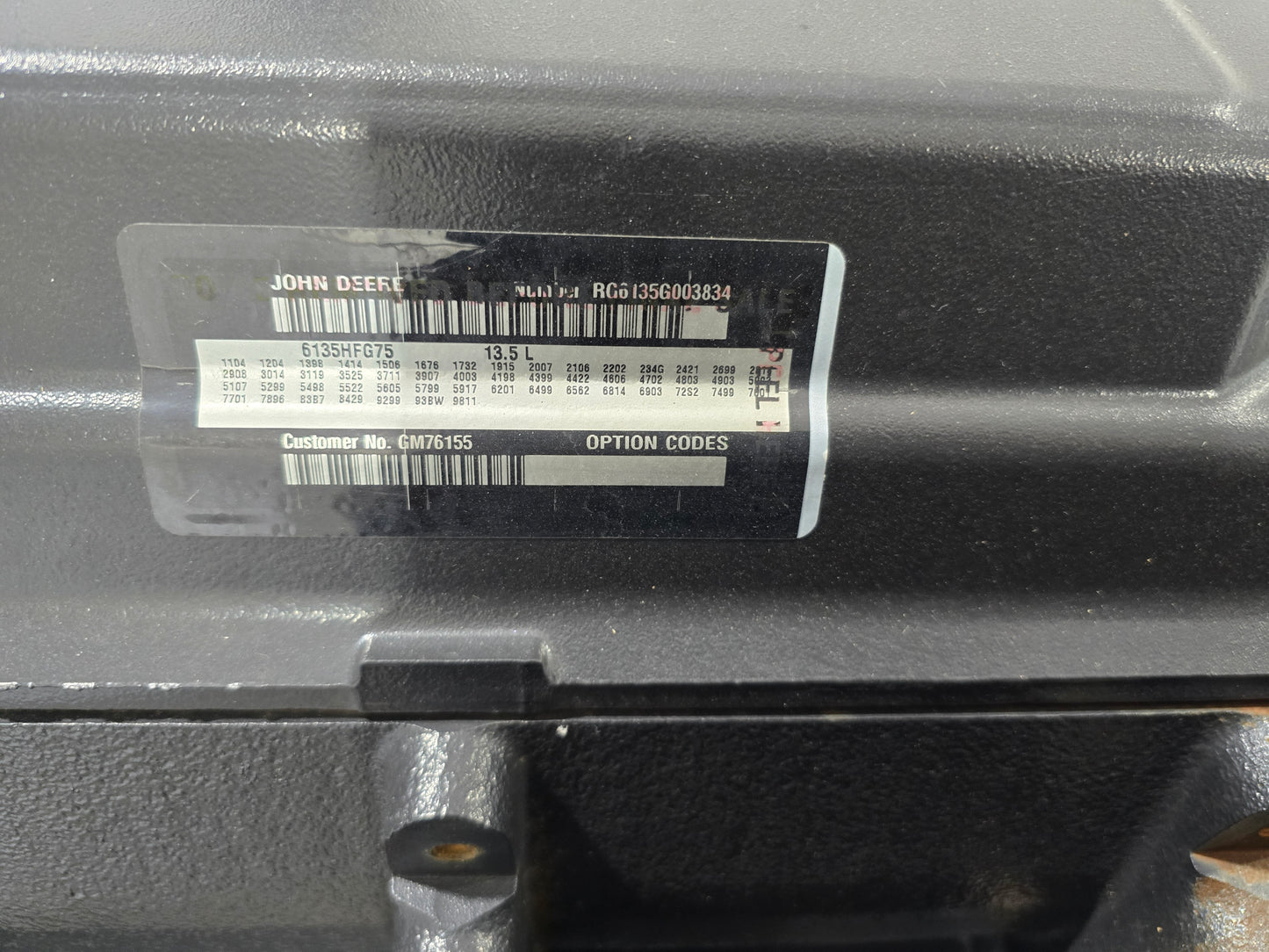 500KW Kohler 500REOZJ John Deere 6135 Diesel Generator Open 2013 136hrs TESTED