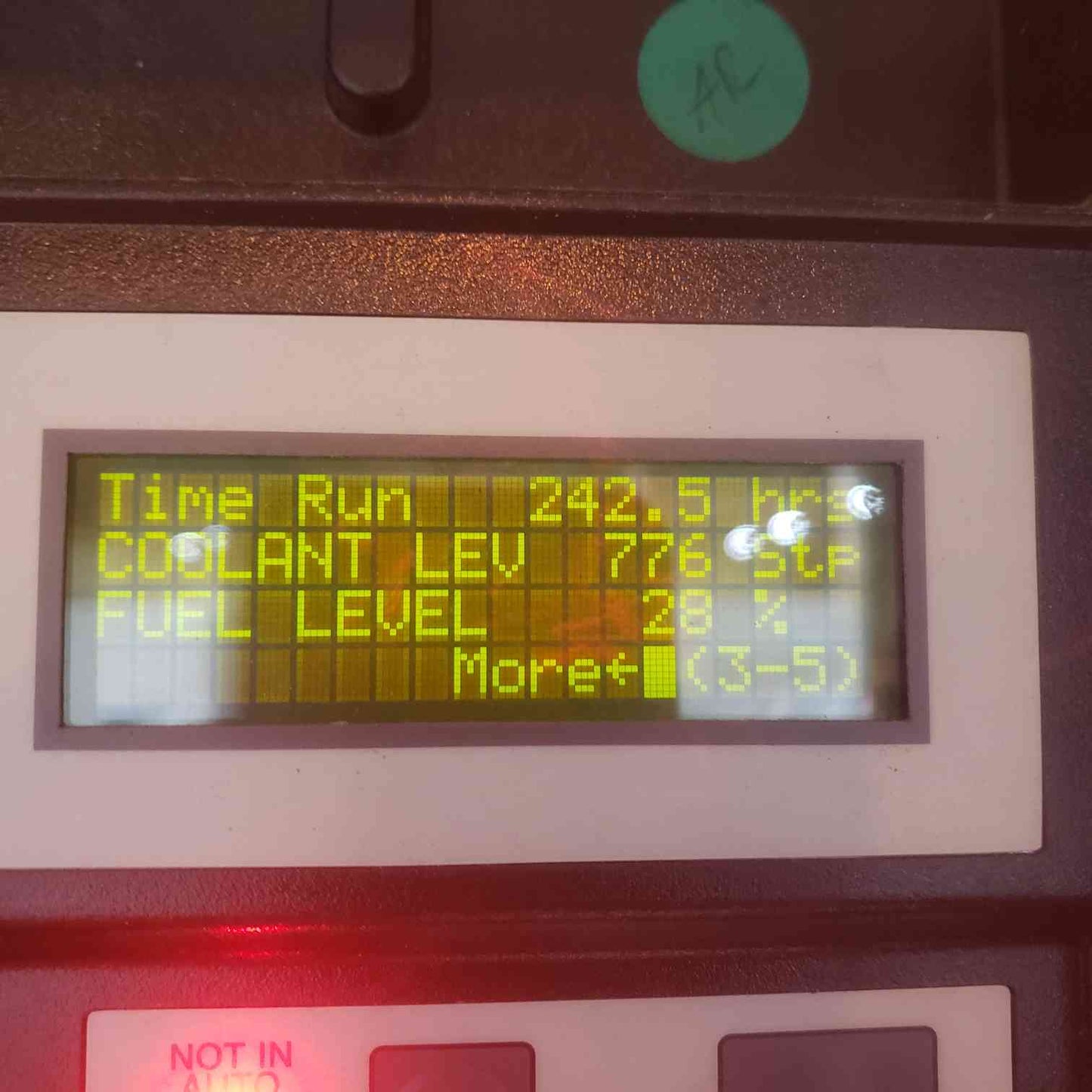 48KW 50KW Generac John Deere 4024 1PH Diesel Generator 0058091 242.5Hrs '11 (SKU: 111001)