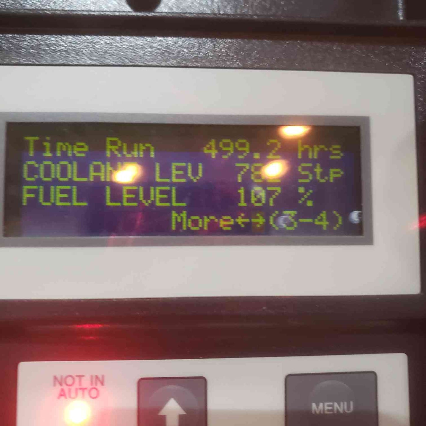 30KW Generac 120/240V 125A 1PH Cummins 2.4L Diesel Generator SD30 499.2Hrs TESTED (SKU: 111002)