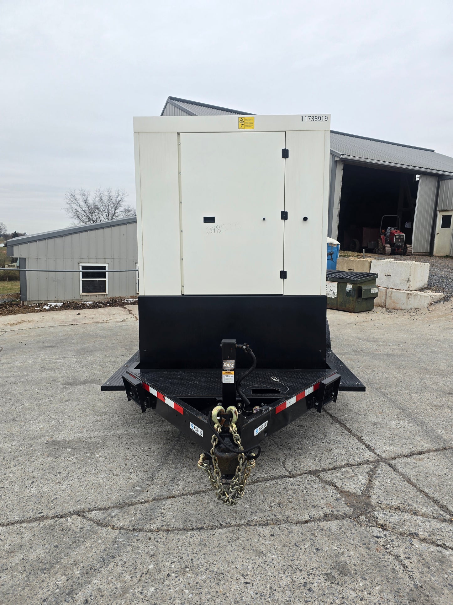 320KW JCB Volvo Penta Diesel Generator Trailer Multi Phase 1413 Hrs TESTED