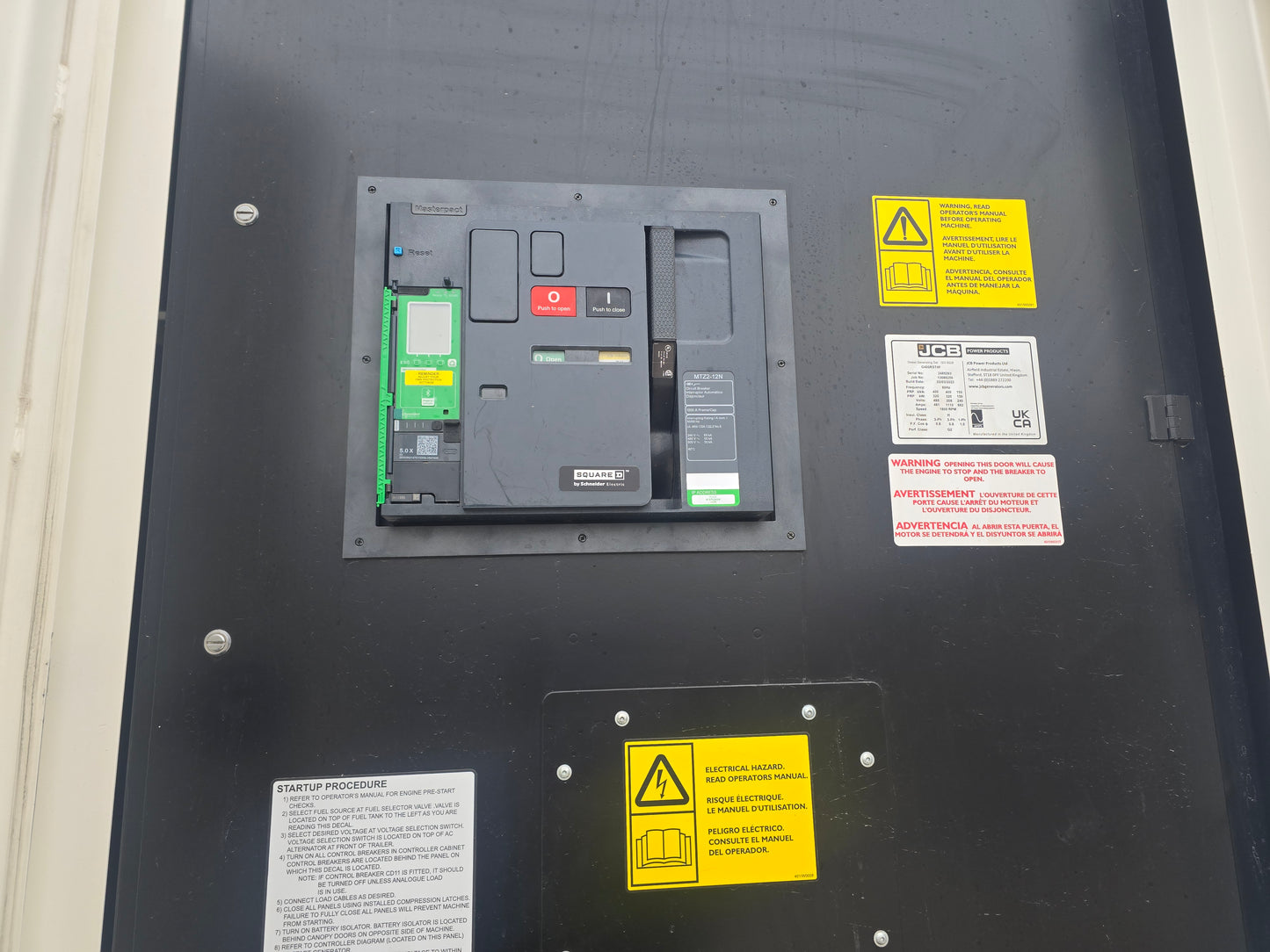 320KW JCB Volvo Penta Diesel Generator Trailer Multi Phase 1413 Hrs TESTED