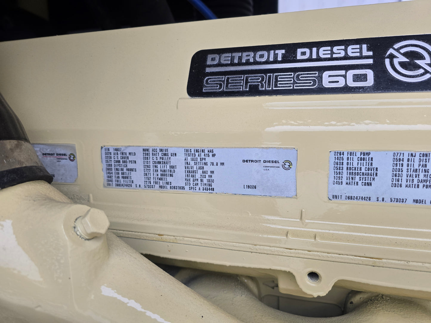 250KW 265KW Kohler 350REOZD Detroit Diesel Series 60 Generator 277/480 TESTED