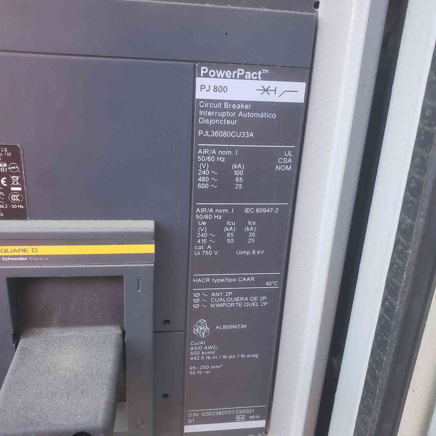 500KVA Powersmiths 480v x 240/120v Crypto Outdoor Transformer ESW-500-E20H-480-415_10-1PH-480-240-MON-WEB-IR Unit Substation (SKU: 111632)