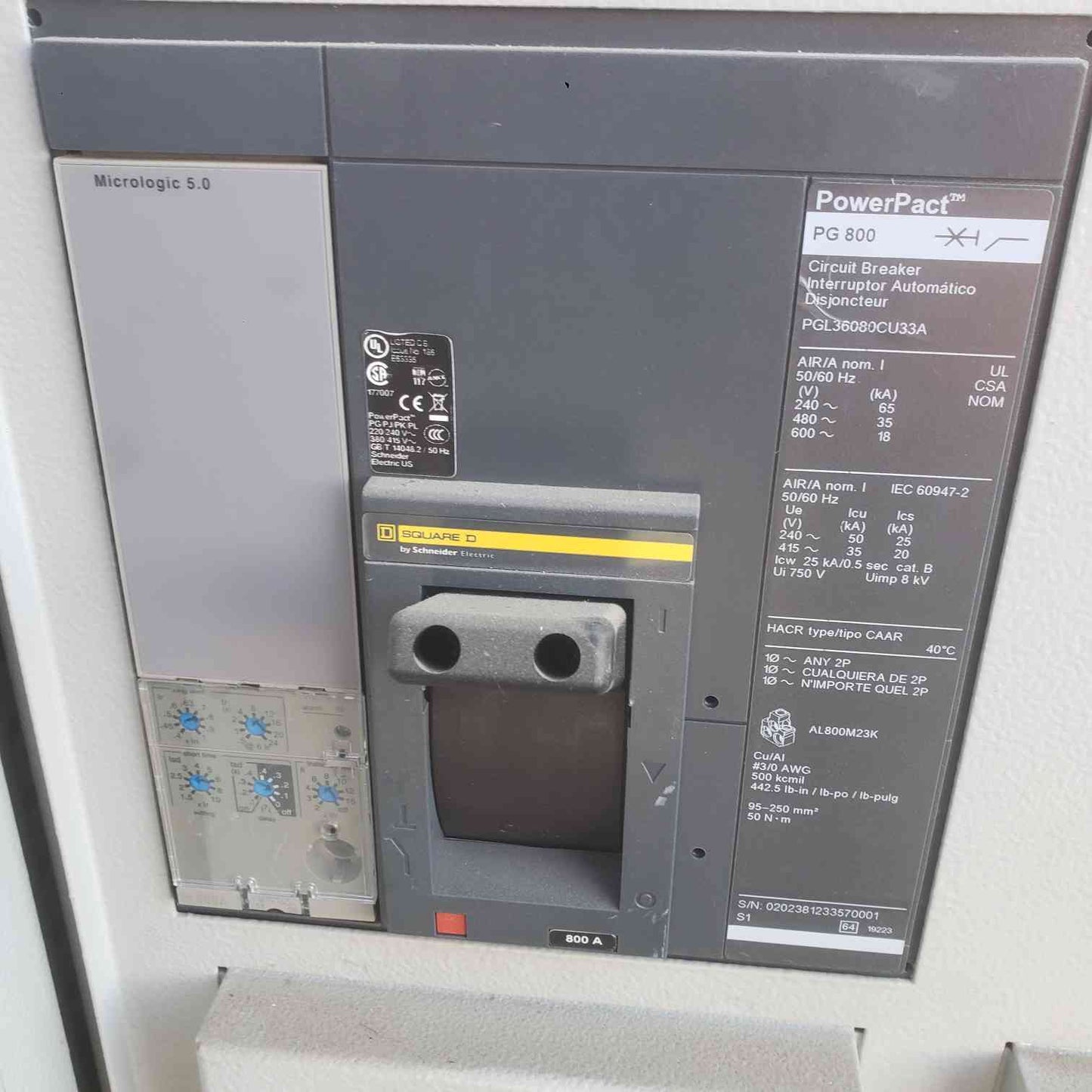 500KVA Powersmiths 480v x 240/120v Crypto Outdoor Transformer ESW-500-E20H-480-415_10-1PH-480-240-MON-WEB-IR Unit Substation (SKU: 111632)