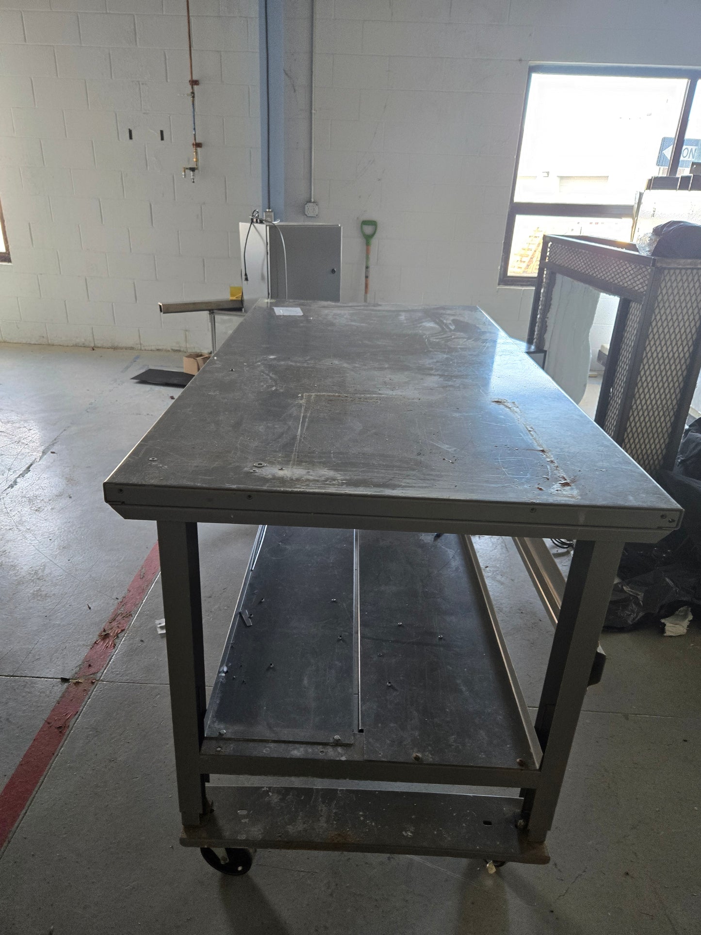 6' Stainless Steel Rolling Table