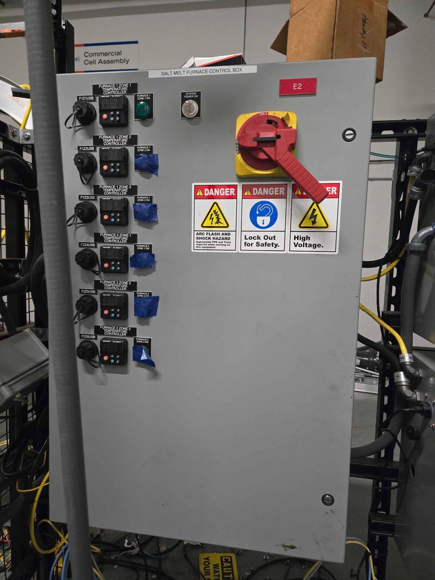High Temperature Furnace Control Box for Cell Assembly (SKU: 112007)