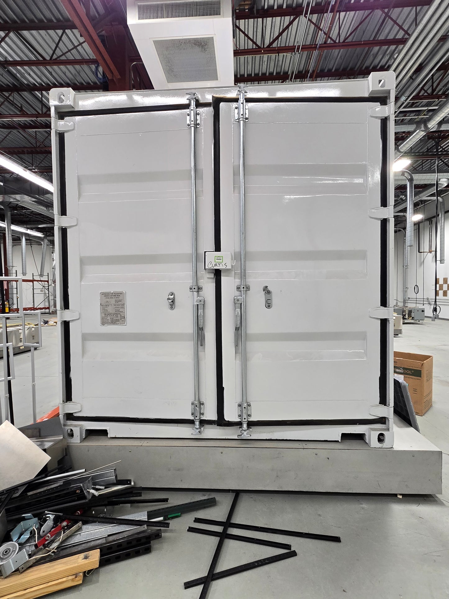 Liquid Metal Battery Shell in Shipping Container (SKU: 112023)
