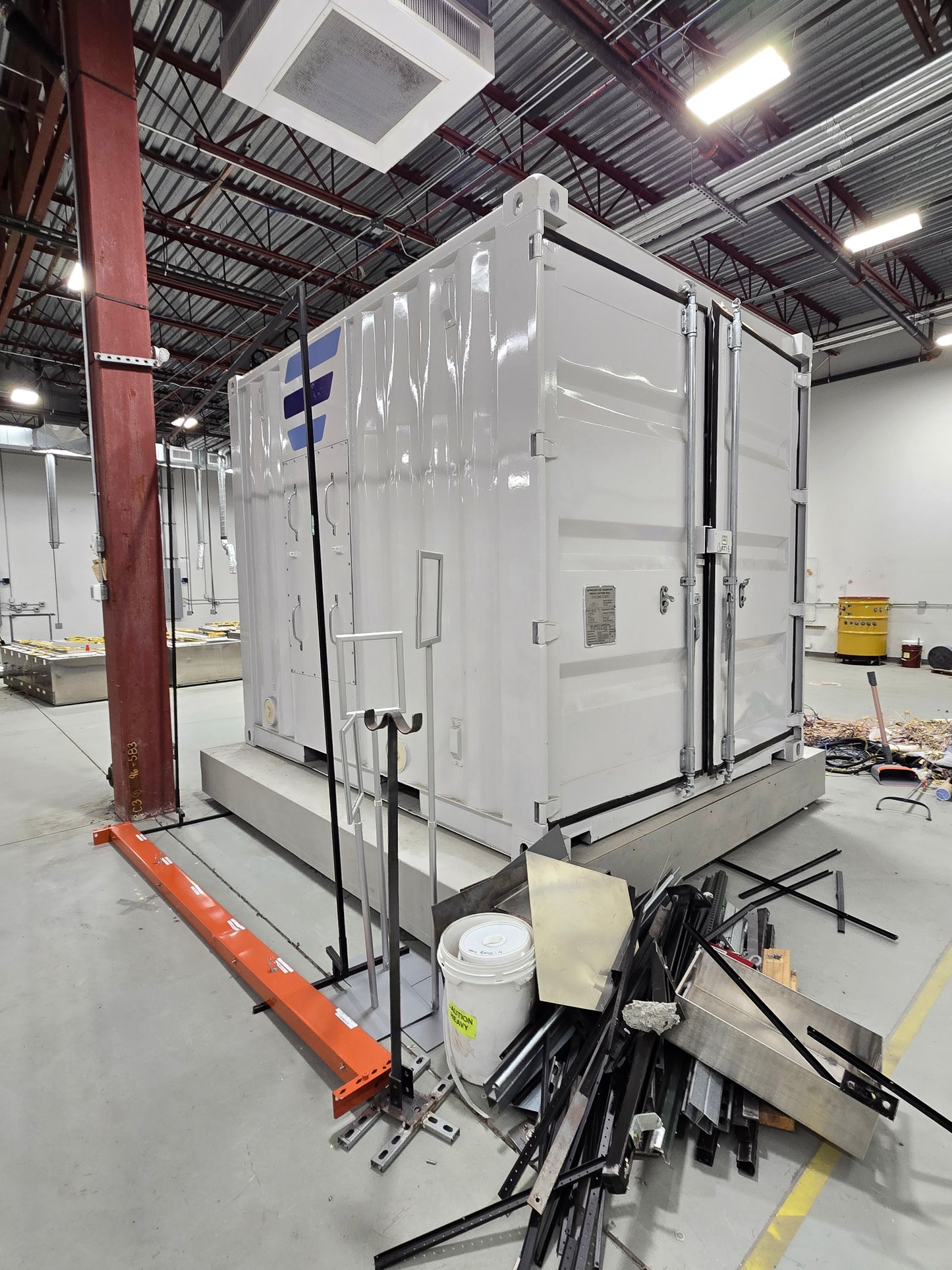 Liquid Metal Battery Shell in Shipping Container (SKU: 112023)
