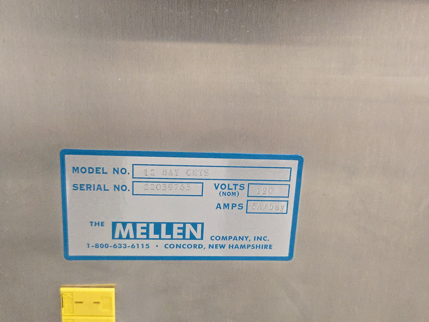 Mellen 12-Bay Controlled Environment Thermal System (CETS) Furnace 5A/Bay 120v (SKU: 112024)