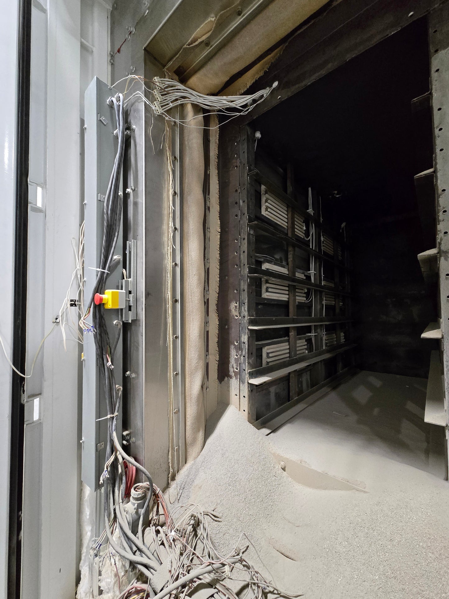 Large Industrial Oven w/ Built-in Controls Room in Shipping Container