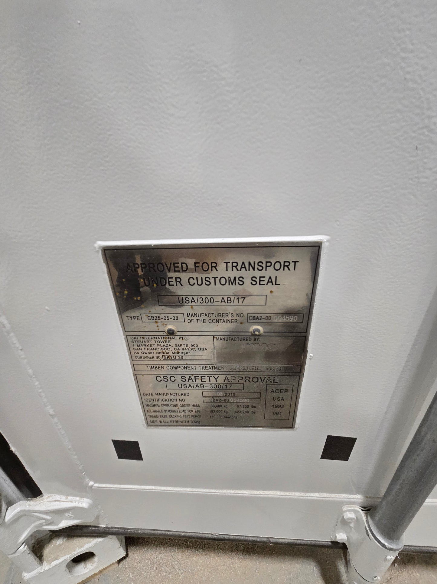 Large Industrial Oven w/ Built-in Controls Room in Shipping Container