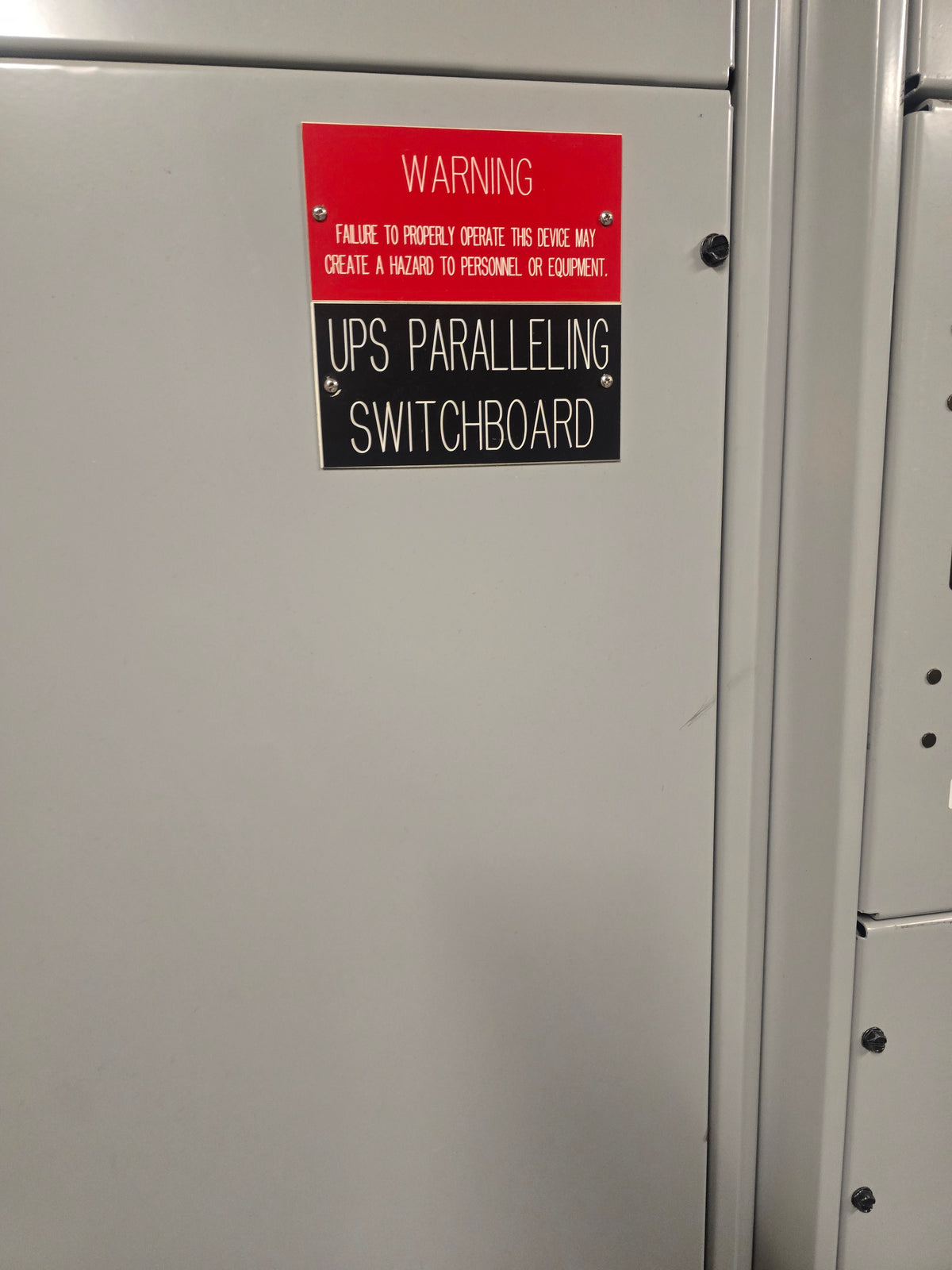 Siemens SB3 1600A 480V 3PH 4W UPS Paralleling Maintenance Bypass Switchboard (Sku:114420)