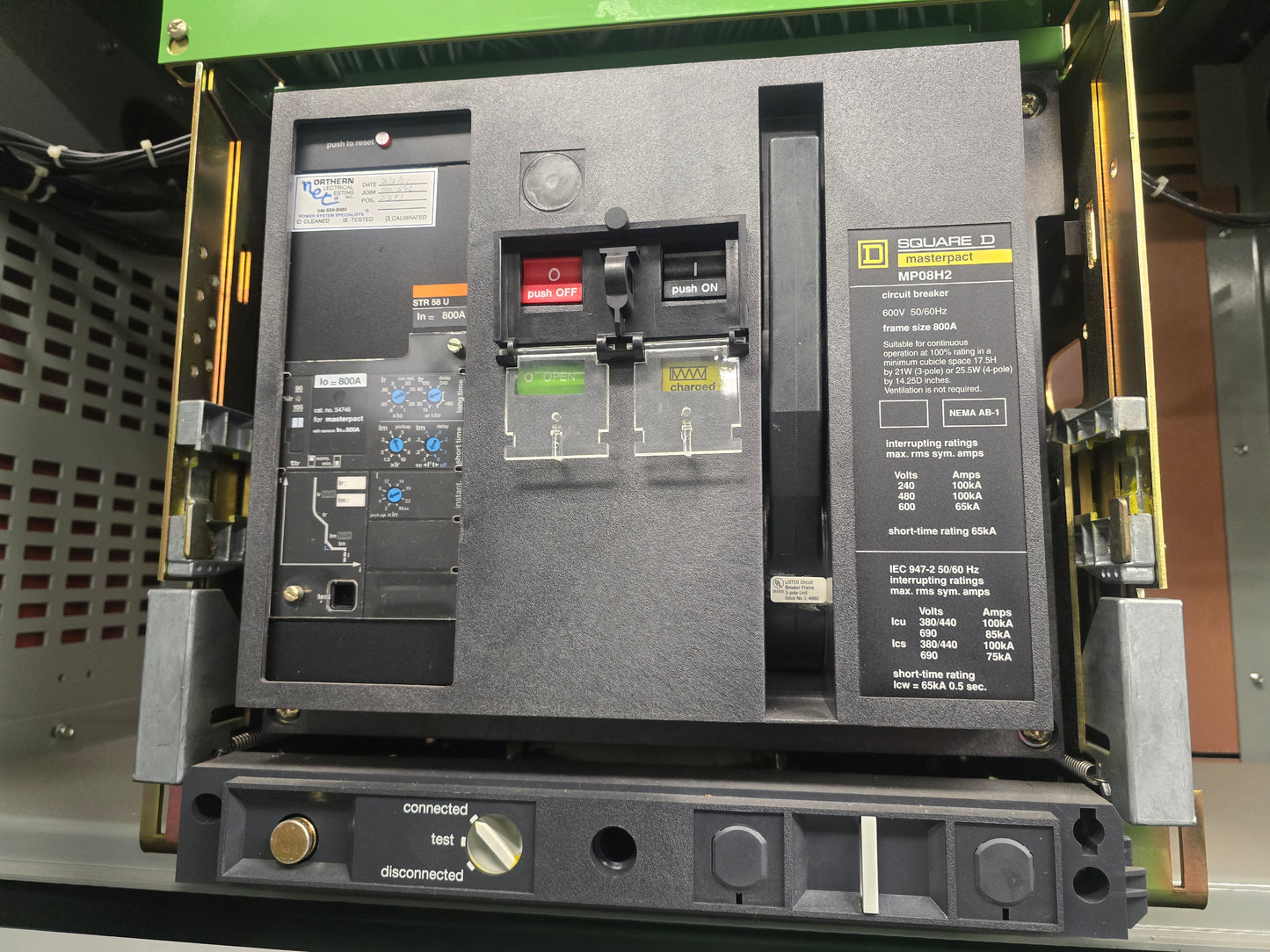 Cummins Onan PowerCommand PCIL2002G Digital Master Control 277/480V AC, 3-Phase, 4-Wire Switchgear