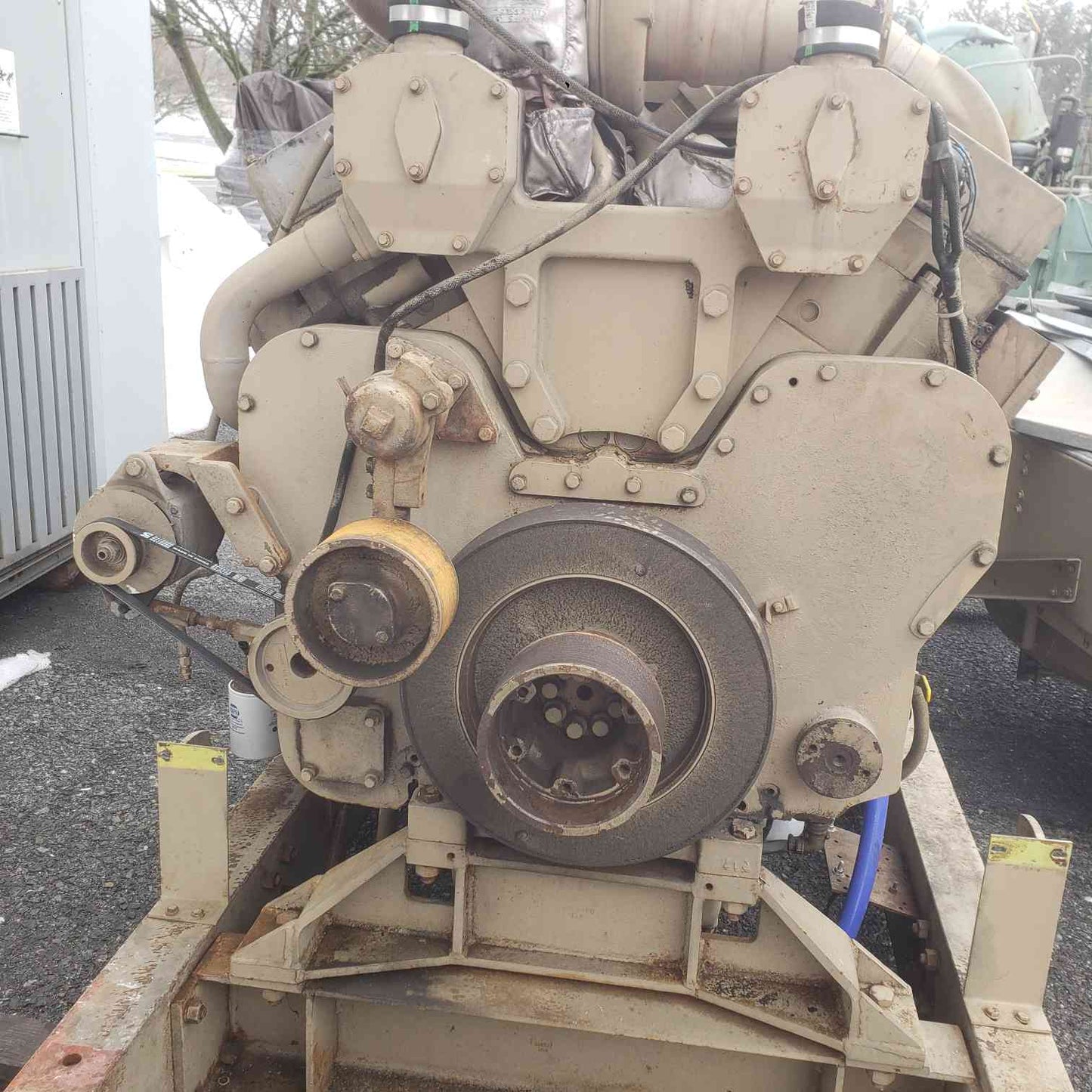 AS-IS 750KW Cummins KTA38 680FDR6069 480/277 1128A 3PH Diesel  NON WORKING (SKU: 112184)