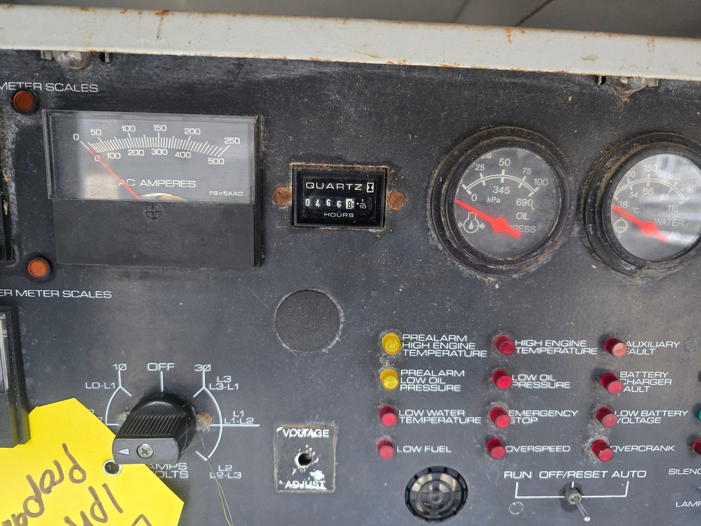 85KW Spectrum 460T Ford LP/NG Generator Enclosed '98 466hrs 1ph 120/240