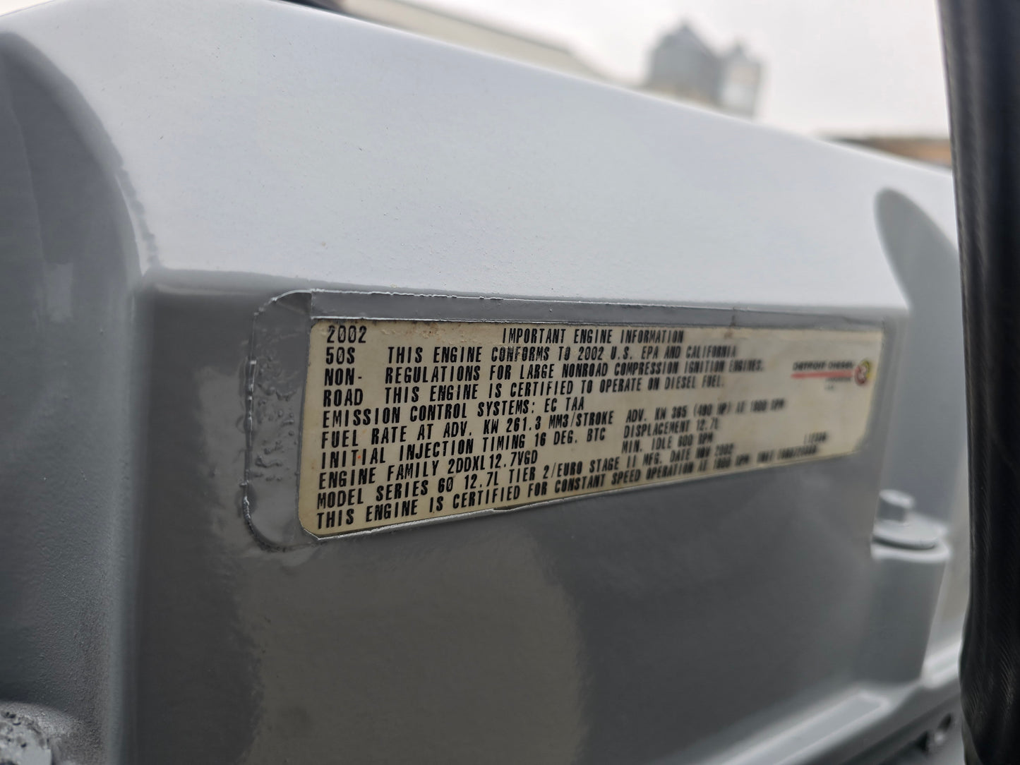 300KW Spectrum 60 Series Detroit Diesel Generator '02 732hrs TESTED