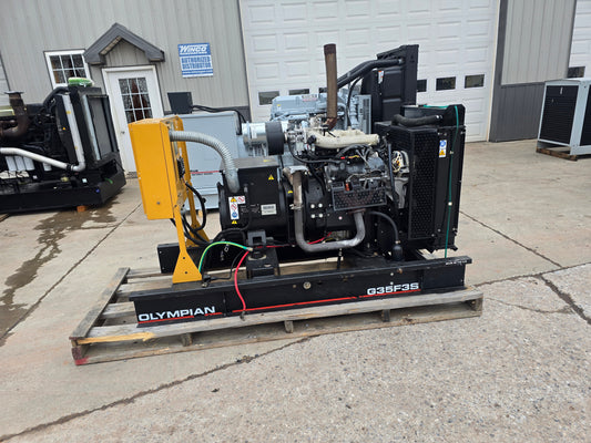 35KW Olympian 4.2L Ford Nat Gas LP Generator '03 1404hrs 1ph TESTED