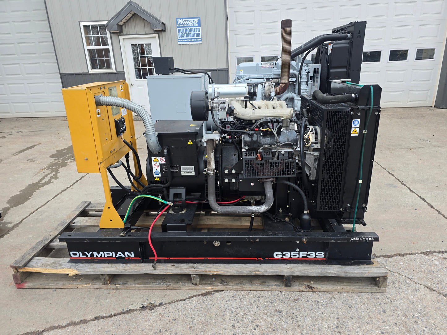 35KW Olympian 4.2L Ford Nat Gas LP Generator '03 1404hrs 1ph TESTED