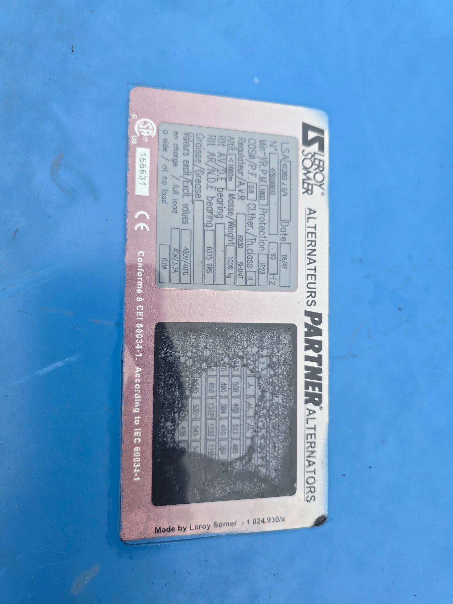 400KW SDMO 12.1L Volvo Diesel Generator w/ Tank '07 183hrs TESTED