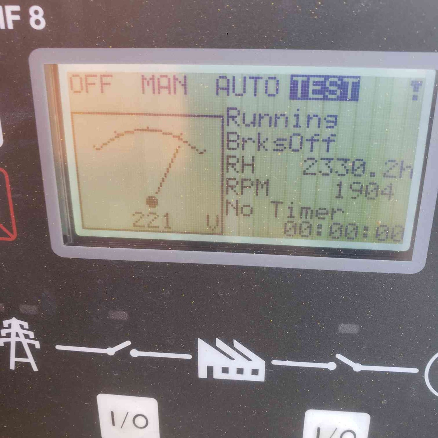 125KW Cat Olympian D125P1_I 480/277 188A 1&3PH Diesel 2330Hrs TESTED & VIDEO (SKU: 112703)