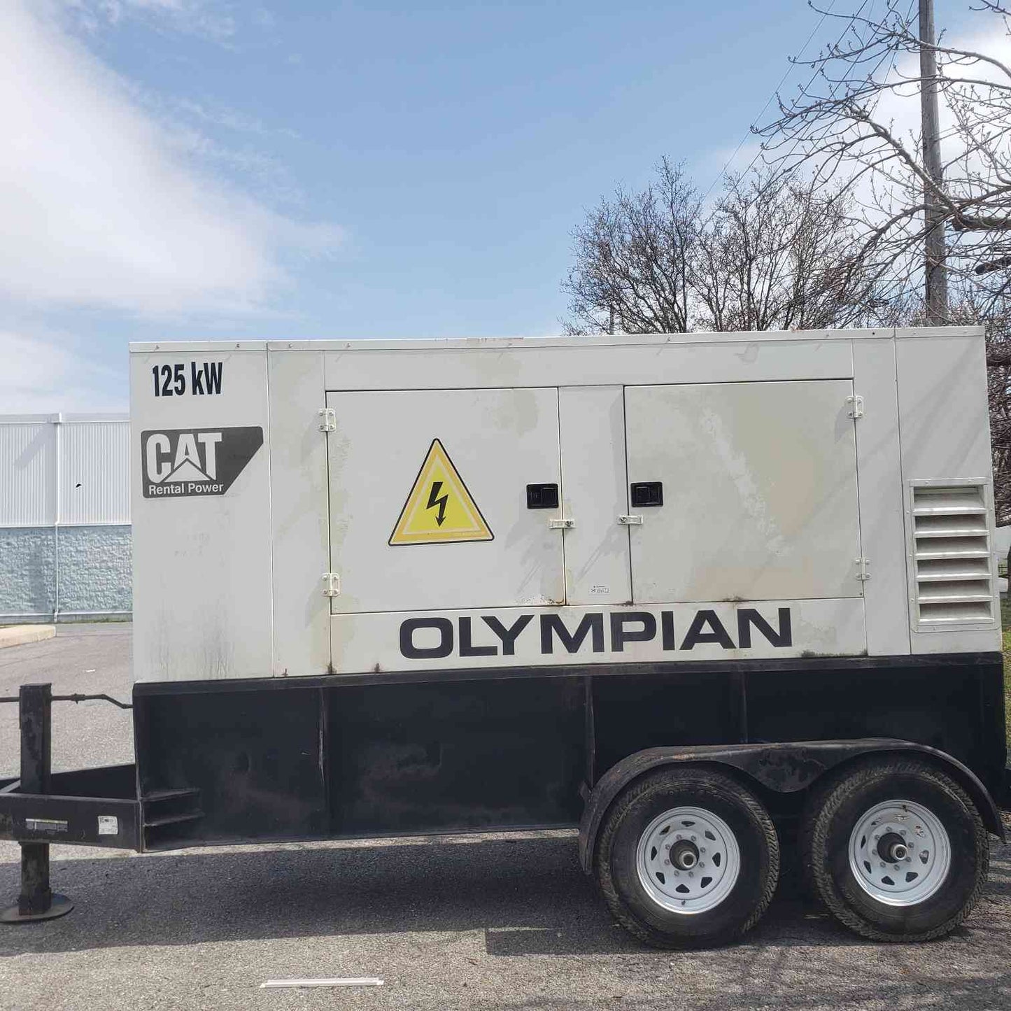 125KW Cat Olympian D125P1_I 480/277 188A 1&3PH Diesel 2330Hrs TESTED & VIDEO (SKU: 112703)
