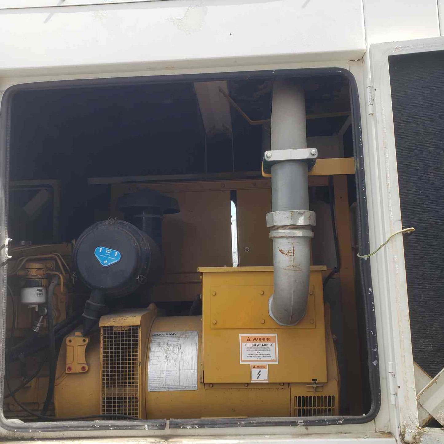 125KW Cat Olympian D125P1_I 480/277 188A 1&3PH Diesel 2330Hrs TESTED & VIDEO (SKU: 112703)