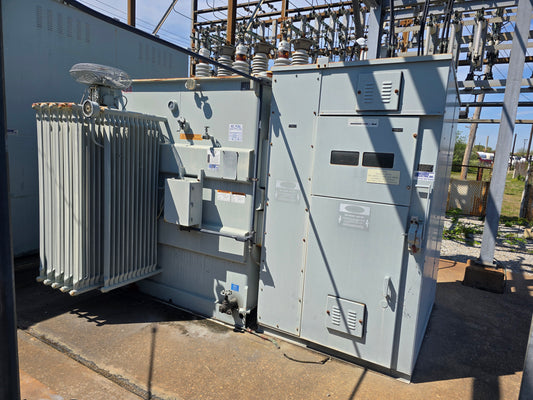 ABB 5000 KVA Unit Substation Power Transformer 34500V to 2400V 3 Phase 60Hz Oil