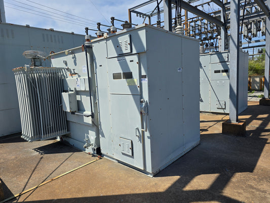 ABB 5000 KVA Unit Substation Power Transformer 34500V To 2400V 3 Phase 60Hz Oil