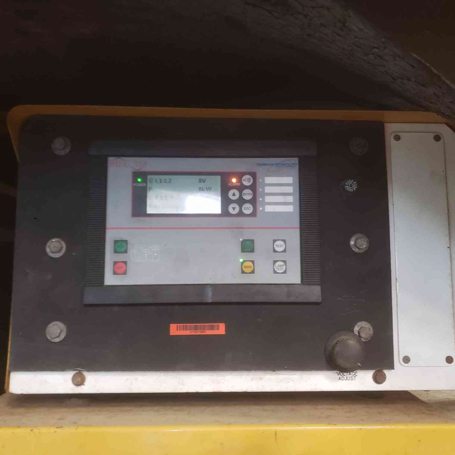 Generac 40 kW Diesel Generator 120/240V Single Phase Enclosed Subbase Tank 1067Hr