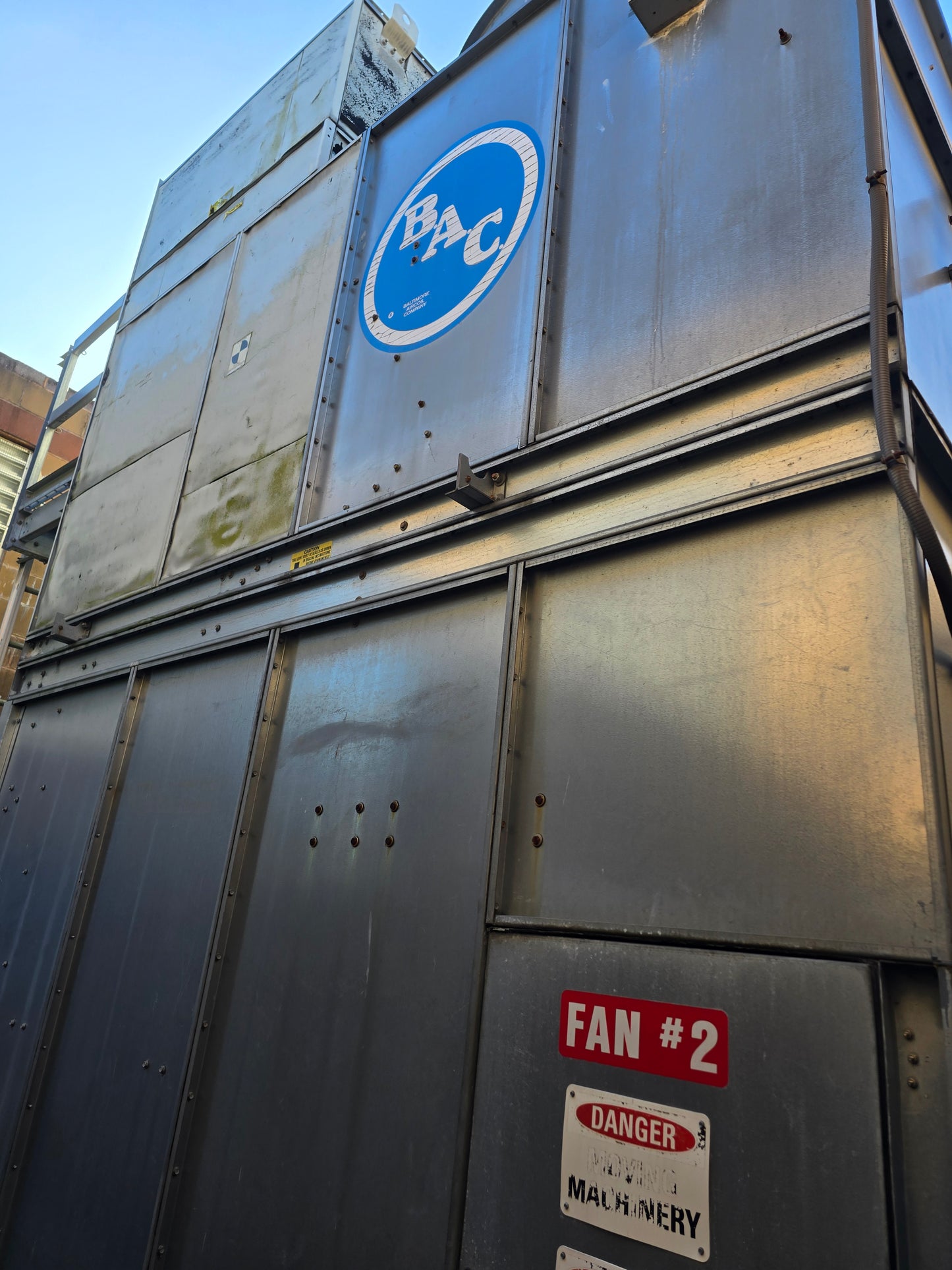 125 Ton Cooling Tower BAC Baltimore Aircoil 15146 Series 1500 Stainless Steel