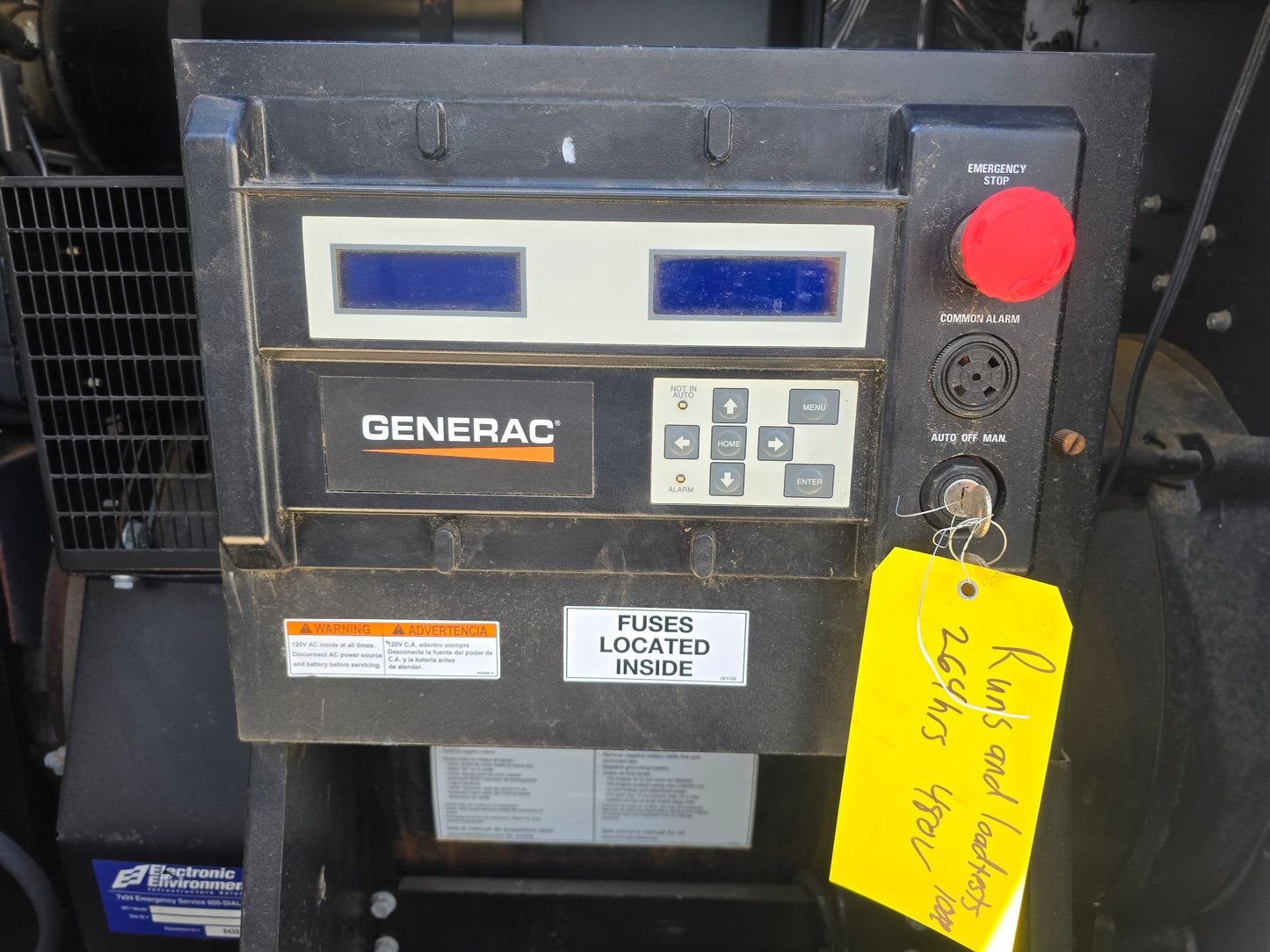 175kW Generac 6.7 FPT Diesel Generator '11 250hrs TESTED