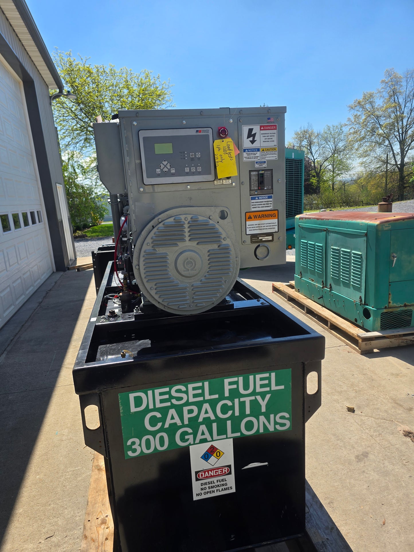 50kW MTU 4024 John Deere Diesel Generator 1Ph '12 279hrs TESTED