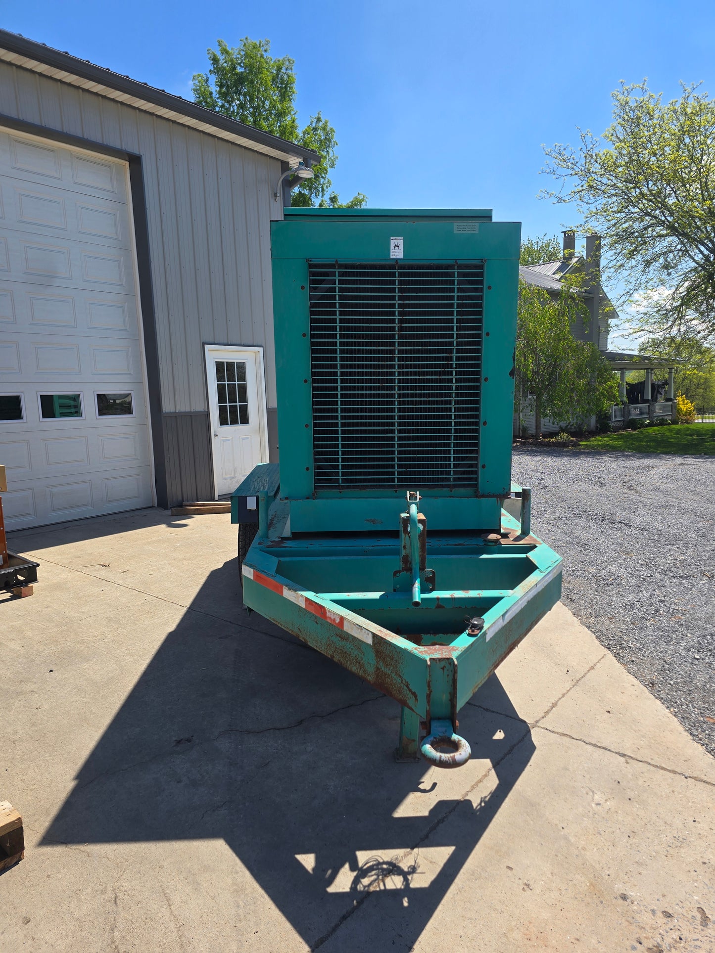 230kW Onan L10 Cummins Diesel Generator on Trailer '99 545hrs TESTED