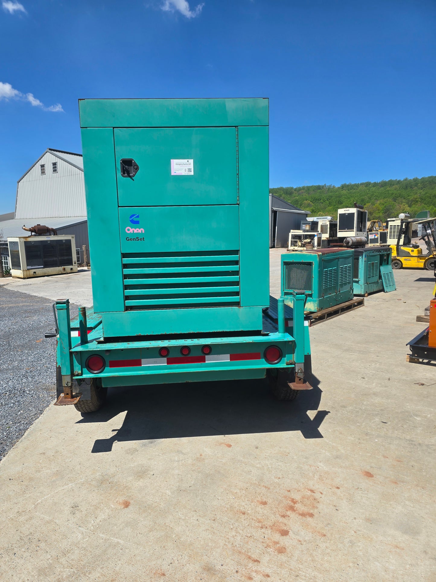 230kW Onan L10 Cummins Diesel Generator on Trailer '99 545hrs TESTED