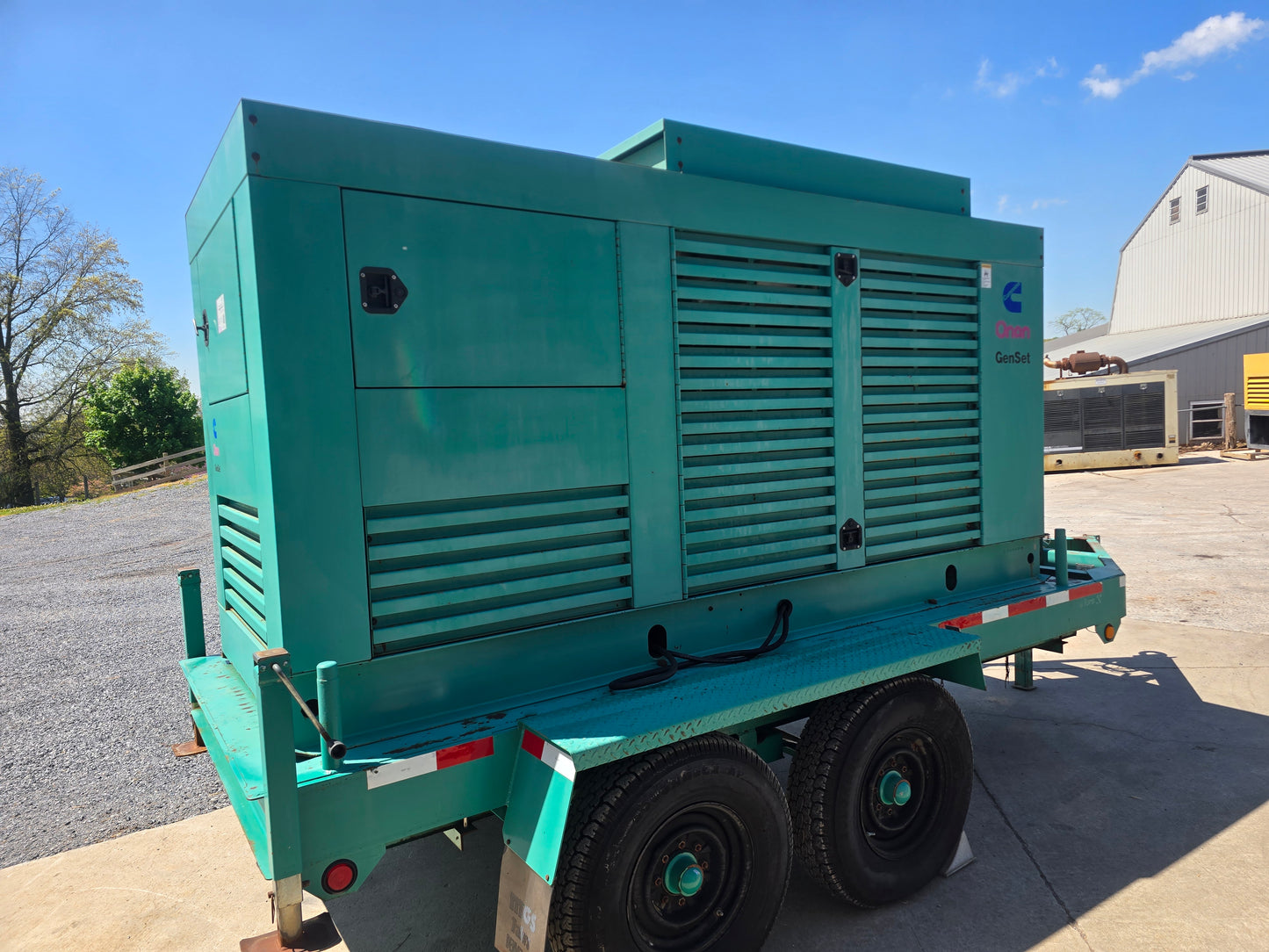 230kW Onan L10 Cummins Diesel Generator on Trailer '99 545hrs TESTED
