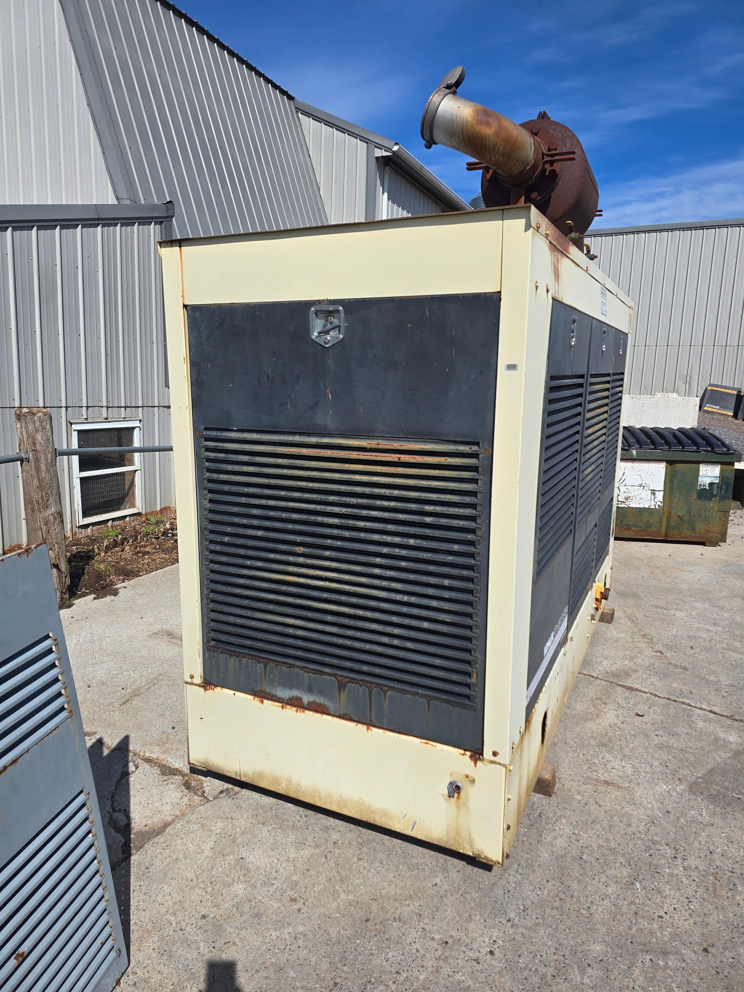 Kohler 150KW Nat Gas Generator Detroit Series 50 Enclosed 2001 203Hrs TESTED