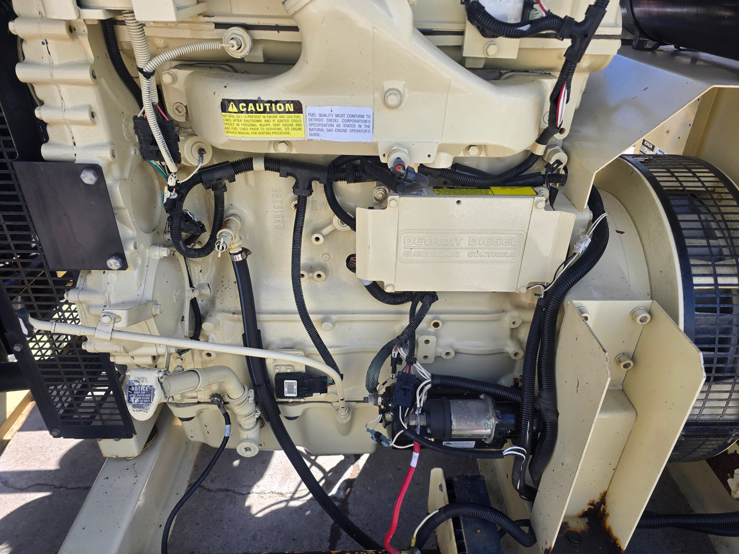 Kohler 150KW Nat Gas Generator Detroit Series 50 Enclosed 2001 203Hrs TESTED