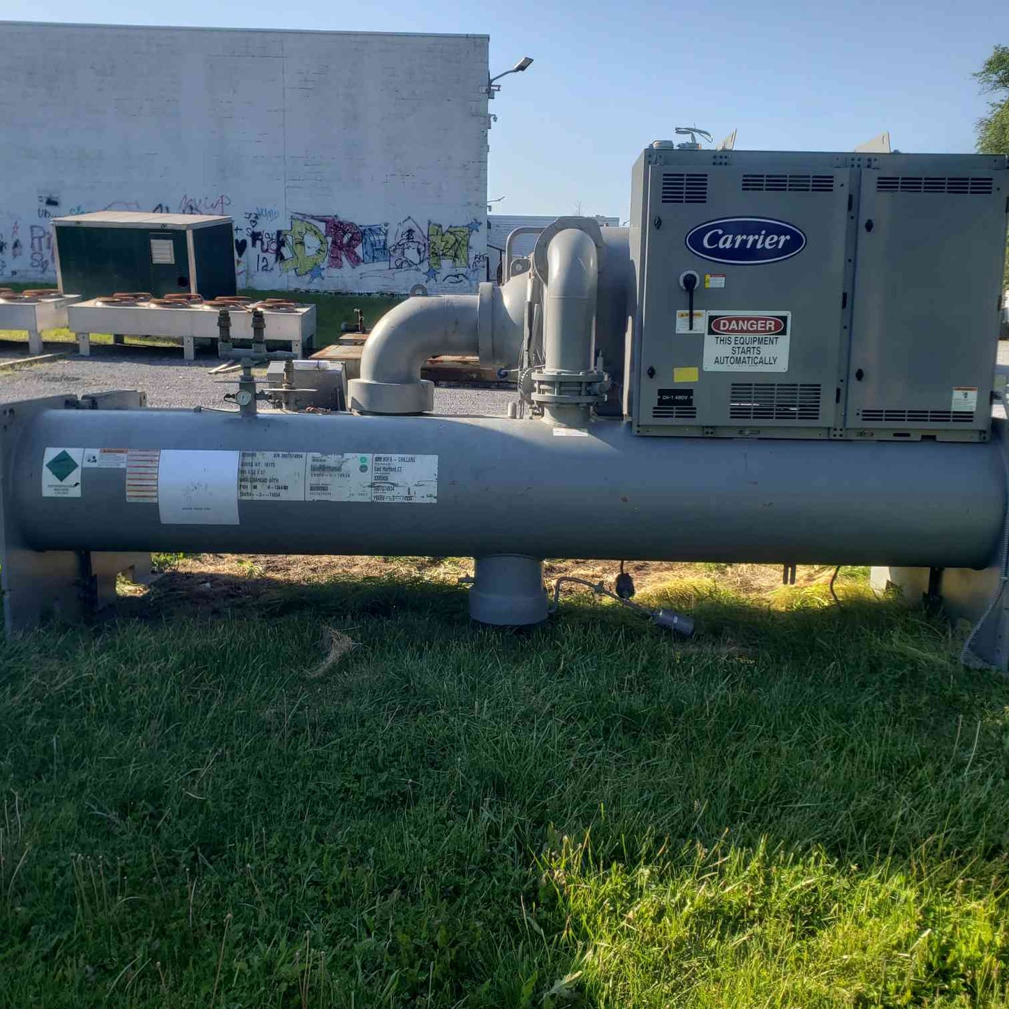 Carrier 19XRV Evergreen 300 Ton Centrifugal Chiller VFD Model 19XRV3537337KBH64 (SKU: 113183)